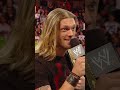 Edge Hilariously Tells The Fans That They Were Wrong