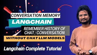 Conversation Buffer memory without chat model | Remember History of Chat Langchain Tutorial in Hindi