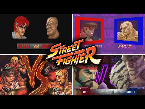 Over 35 Years of Ryu vs Sagat