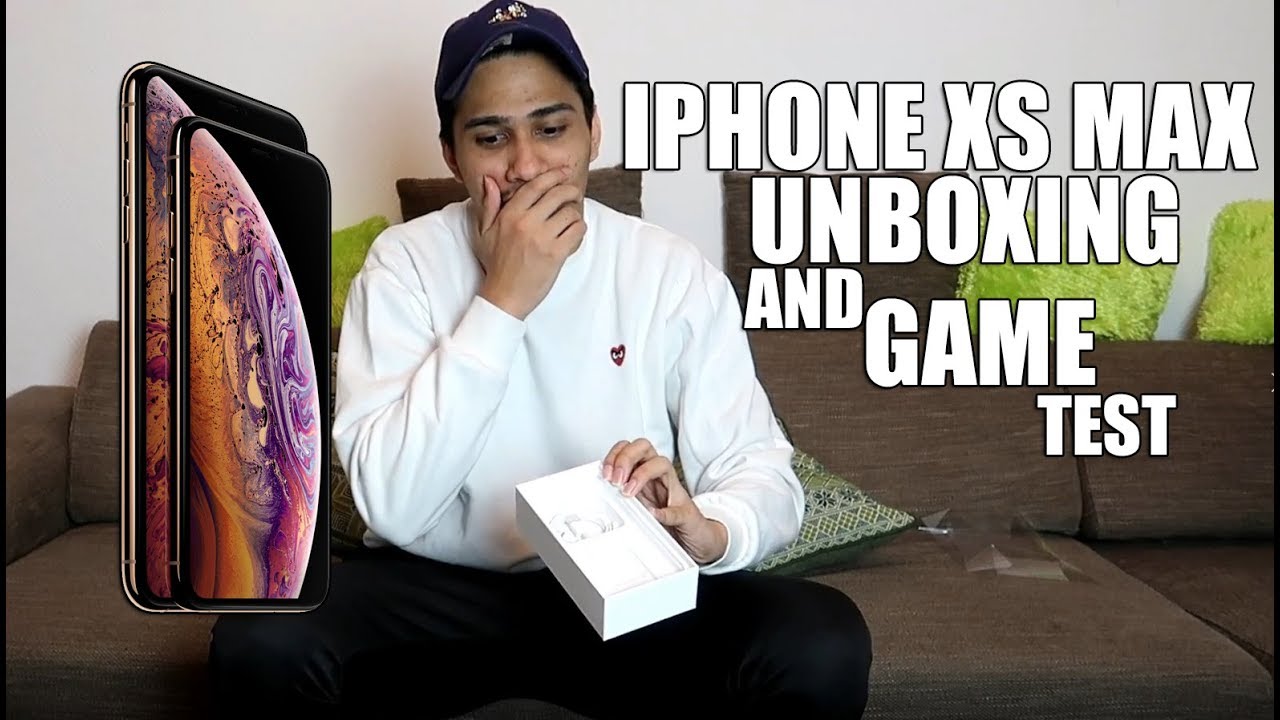 IPHONE XS MAX UNBOX AND GAME TEST - PUBG MOBILE - MOBILE LEGENDS - APPLE