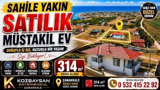 Fiyat Düştü Biga'da Sahile Yakın Satılık Müstakil Ev 314 m2 Yeni Yapı İskanlı 4.