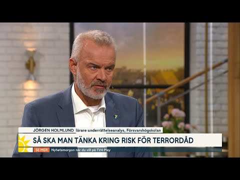 Terrorexperten: Tror inte det inträffar något attentat i närtid | Nyhetsmorgon | TV4 & TV4 Play