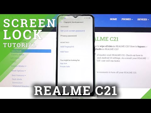 How to Use Screen Lock on REALME C21 – Set Up Screen Lock