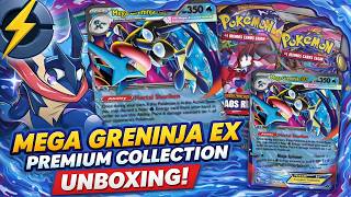 New Mega Greninja Ex Premium Collection Unboxxing