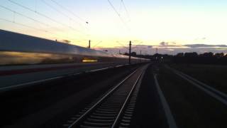 preview picture of video '[DB] Hamburg hbf bound ICE passing fast through Ashausen station.'