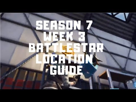 Season 7 Week 3 Battlestar Location Guide (Snowfall Challenges) - Fortnite Battle Royale