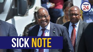 WATCH | Jacob Zuma’s warrant of arrest cancelled as new sick note is produced