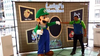 Luigi's Mansion Spooktacular Launch Event at Nintendo NY