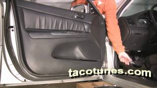 Toyota Camry - How to remove door panel to install speaker & tweeters Gen 5 2002 2003 2004 2005 2006