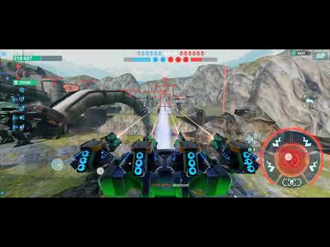 War Robots Test Server Game Play Video #47 || New Heavy Laser Weapons on Behemoth