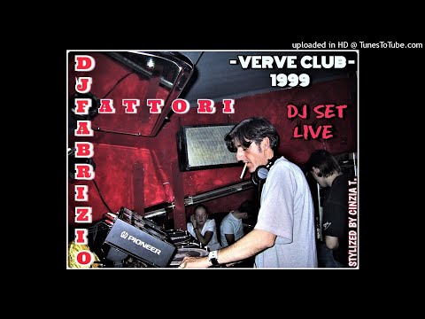 DJ FABRIZIO FATTORI@VERVE CLUB di Calcinelli - INEDITO DJ SET - LIVE - del 1999 (Video by Cinzia T.)