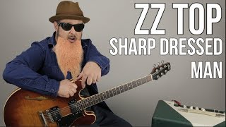 ZZ Top &quot;Sharp Dressed Man&quot; Guitar Lesson - How to Play on Guitar