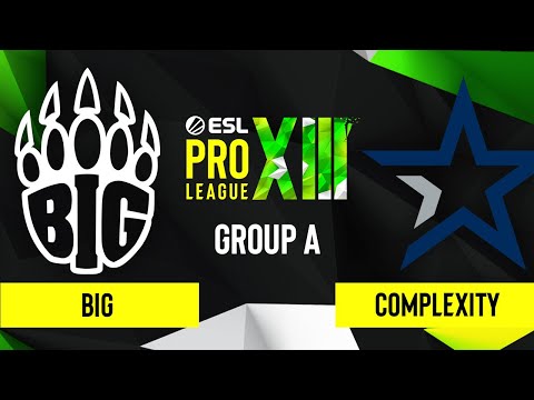 CS:GO - BIG vs. Complexity [Mirage] Map 1 - ESL Pro League Season 13 - Group A