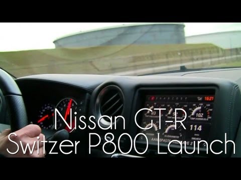 Nissan GT-R Switzer P800 Launch 0-275kmh!!