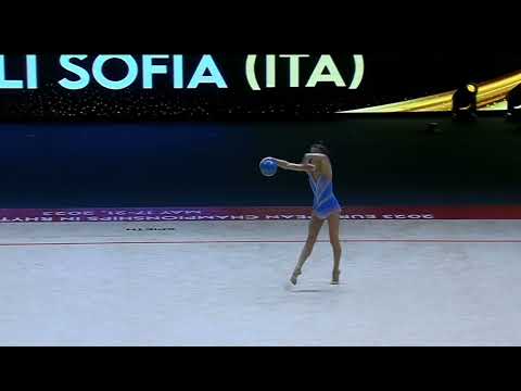 Sofia Raffaeli ITA Ball AA FINAL EUROPEAN CHAMPIONSHIPS 2023