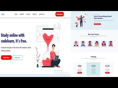 How To Make Responsive Website Using HTML CSS & Bootstrap-5 For Beginners
