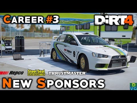 DiRT 4 | Let's Play Career #3 - New Sponsors (Rally Mode)
