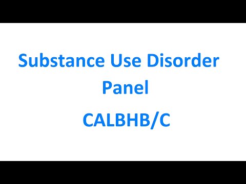 Substance Use Disorder Panel