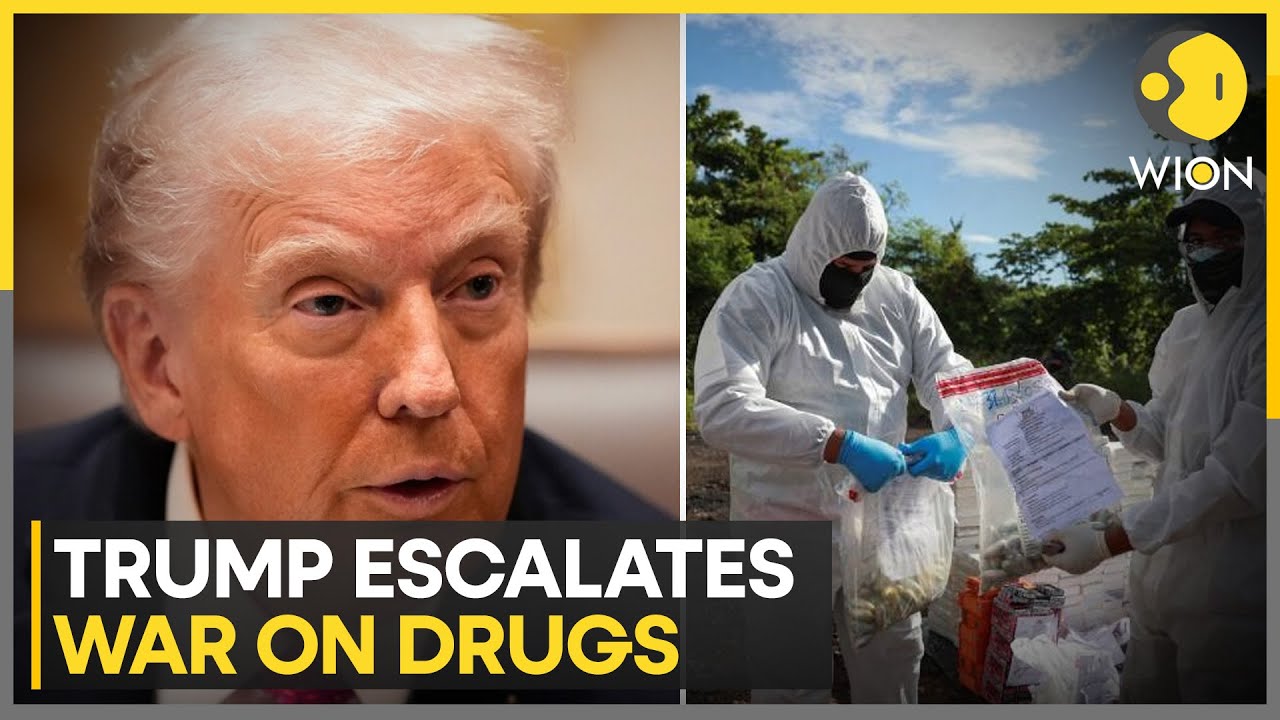 US Strikes Three Suspected Drug Boats, Trump Claims 94% Drop In Drug Flow | WION
