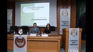 UYGULAMADA BOŞANMA DAVALARI MESLEKİÇİ EĞİTİM SEMİNERİ