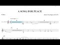 A Song for Peace (James Swearingen) F Horn Play Along