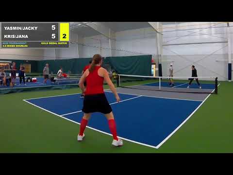 3.5 Mixed Doubles 🥇 Gold Medal Match | KCM Tournament 🏆| Jacky/Yasmin vs Kris/Jana | 8/14/22