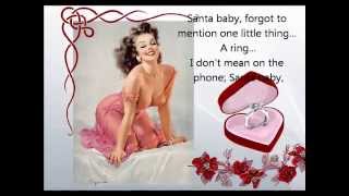 Top Christmas songs of all time - &quot;Santa baby&quot; by Eartha Kitt