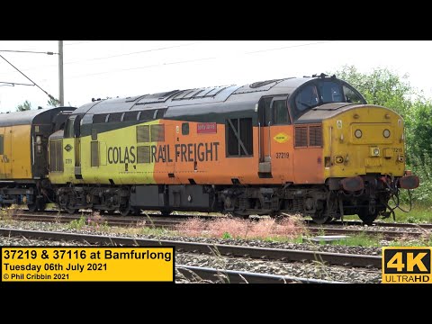 37219 & 37116 at Bamfurlong - 06th July 2021