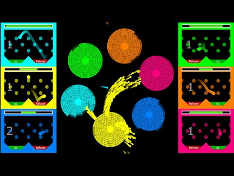 Dynamic Core Destruction x Multiply or Release Marble Battle in Algodoo