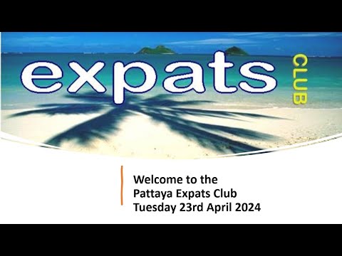Pattaya Expat Club Program for 23.04.24