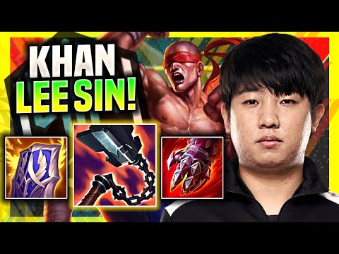 KHAN TRIES NEW META LEE SIN TOP! - DK Khan Plays Lee Sin Top vs Darius! | Season 11