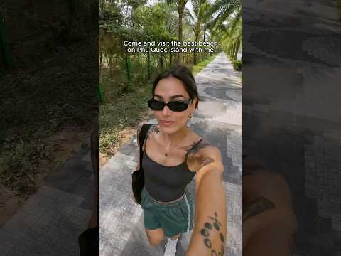 Visiting the best beach on Phu Quoc Island Vietnam 🇻🇳 #phuquoc #phuquocisland #vietnam #khembeach