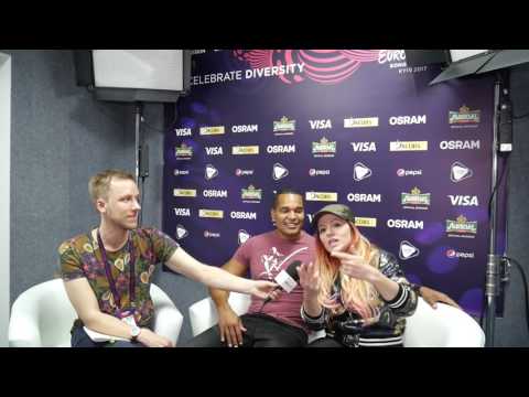 Interview mit Valentina Monetta & Jimmie Wilson (San Marino) Teil 1