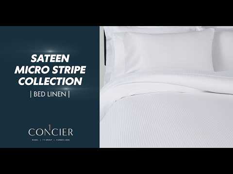 Slide 2 - T250 60CTN 40POLY MICRO STRIPE 4MM LINEN (video)