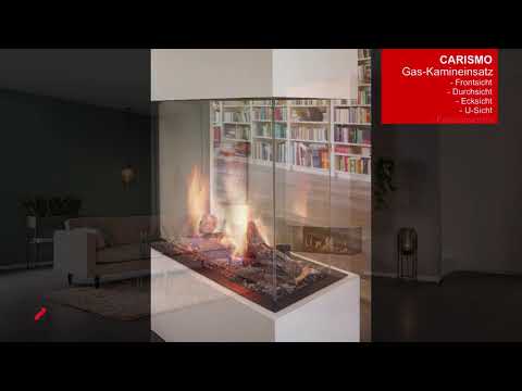 LEDA Gas-Kamineinsatz CARISMO