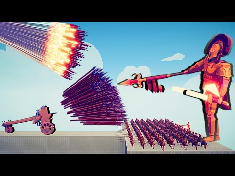 100X SPARTAN ARMY(ARES) vs EVERY GOD  Totally Accurate Battle Simulator TABS