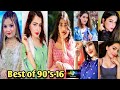 Most Viral 90's song Tiktok-16 | Trending 90's Tiktok | Nisha,Priyanka,Angel Rai,Nazuk,Mehral Tiktok