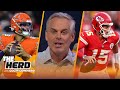 Caleb Williams struggles in loss, Were the Chiefs lucky to beat the Bengals? | NFL | THE HERD