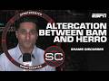Shams Charania Details The Physical Altercation Between Bam Adebayo Tyler Herro SportsCenter