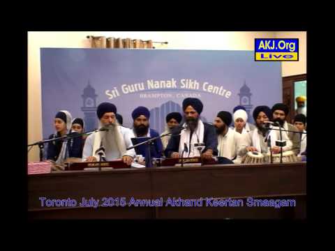 042 Toronto July 2015 Smaagam - Tuesday Evening - Bh. Jaswant Singh Jee Toronto