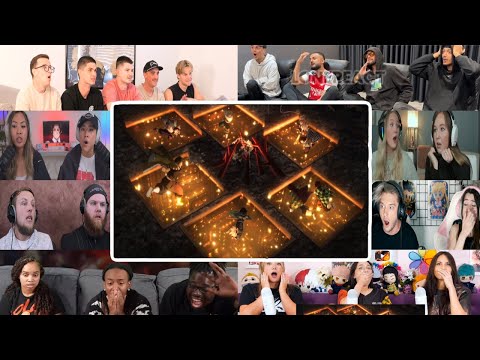 The Hashira Enter the Infinity Castle! Scene - Demon Slayer S4 Ep8 | Reaction Mashup