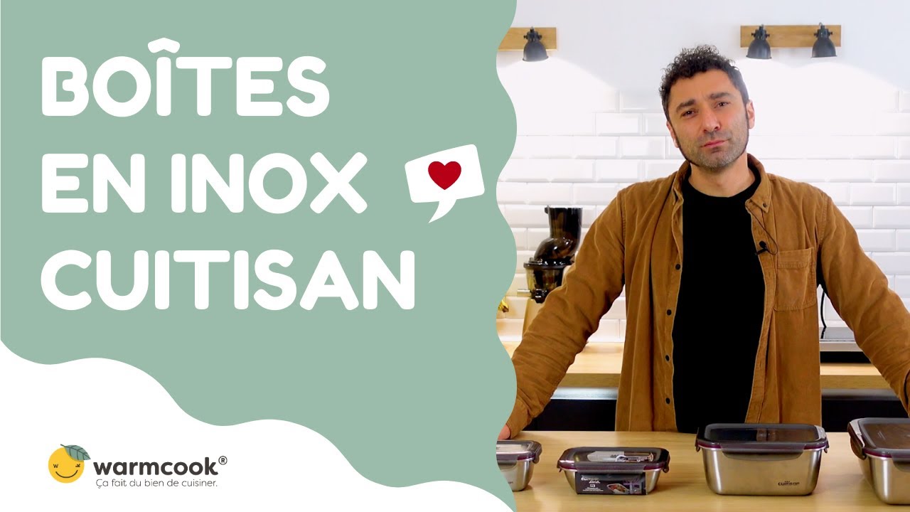 Boite conservation inox rectangle 500 ml Cuitisan - Meilleur du Chef