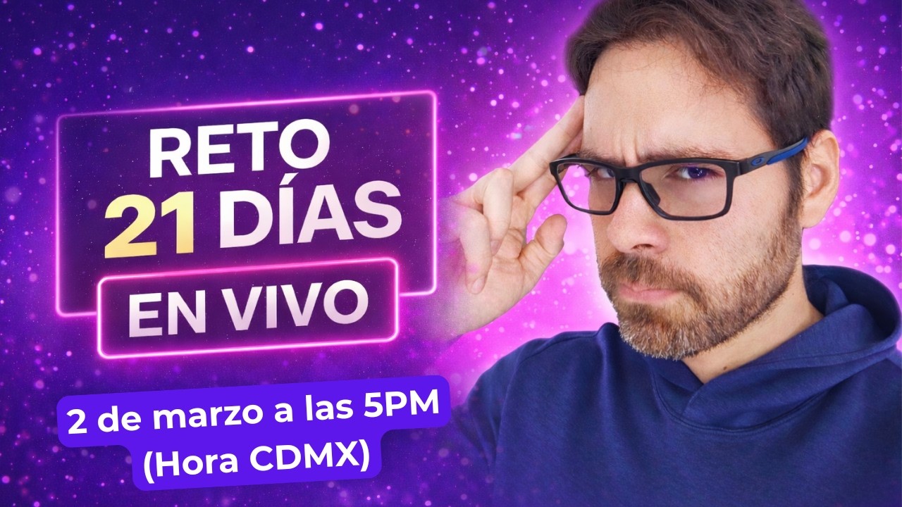 🔴 RETO de 21 DÍAS PARA HABLAR INGLÉS (Si lo CUMPLES te devuelvo tu dinero)