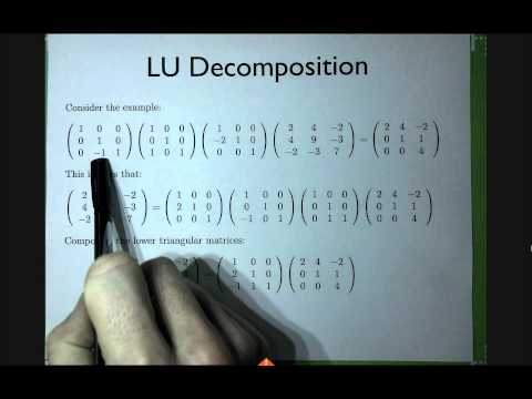 EAS205, 2014, Lecture 6: Solving linear systems
