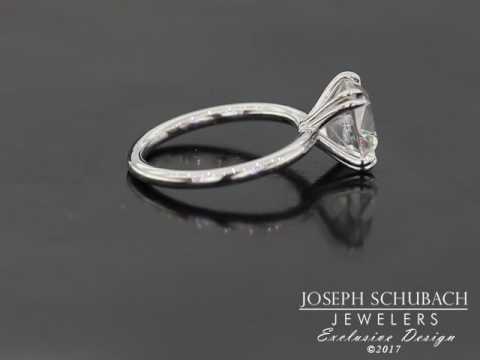 Scottsdale Solitaire with an antique Cushion Cut