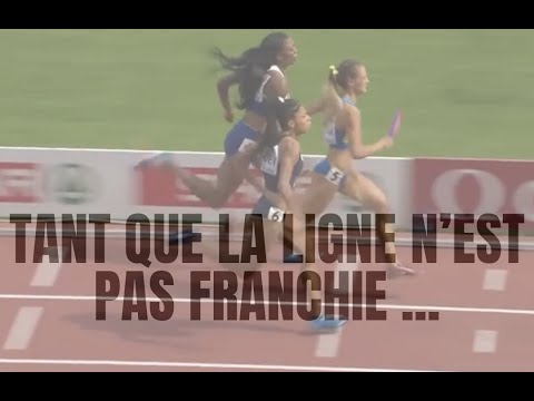 Tant que la ligne n'est pas franchie... Le finish incroyable de Floria Gueï !!!