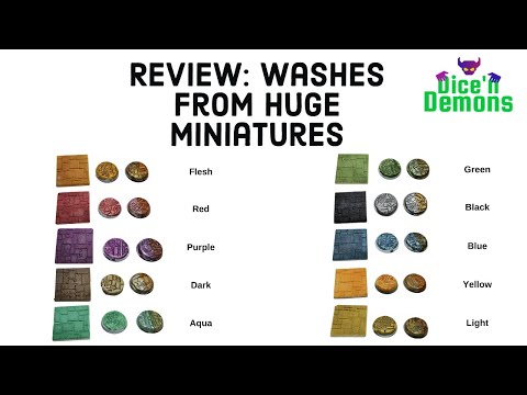 Review: Washes from Huge Miniatures