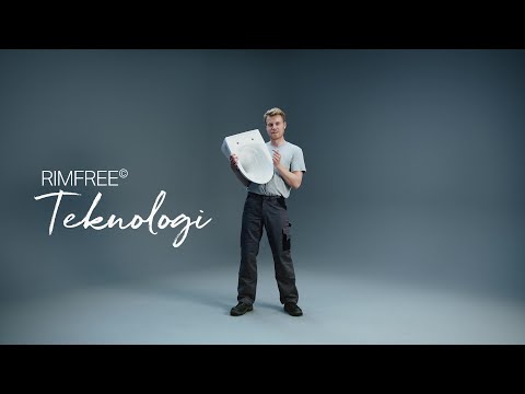 Toalettstol Ifö Spira 6262 Rimfree med Mjuksits för Limning