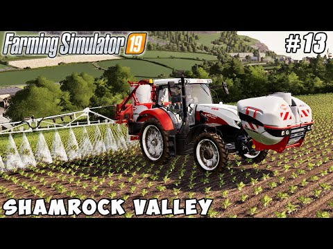 Selling silage bales, weed control, fertilizing  | Shamrock valley | Farming simulator 19 | ep #13