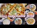 Veg mayonnaise pizza | How to Make pizza without oven | Tawa pizza #pizza #mayonnaise #veg